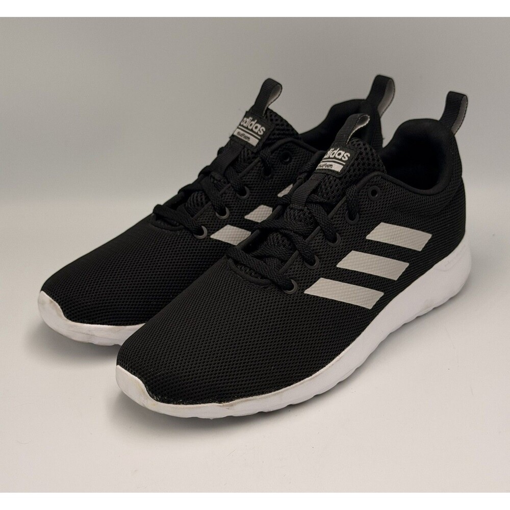 Adidas Lite Racer CLN K Youth Size 5 Black White Cloudfoam Sneakers BB7051